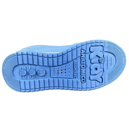 Tênis Infantil Kidy RK70 Elástico Meninas Rosa Azul Claro