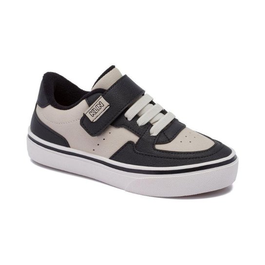 Tênis Infantil Klin Freestyle Mini Linho e Preto 260.085
