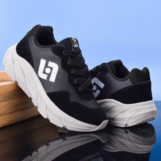 Tênis Infantil Masculino Jogger Casual Camurça + Bone