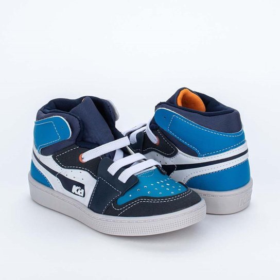 Tênis Infantil Menino Kidy Cano Alto Urbano Verme