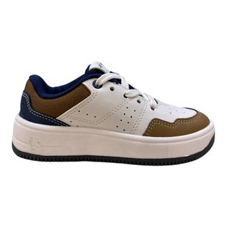 Tenis Infantil Menino Kidy Casual Retrô 14000895538 Branco