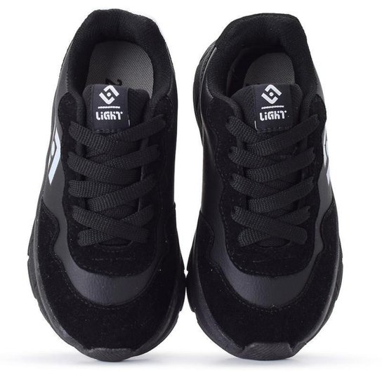 Tenis Infantil Meninos Jogger Escolar Casual Camurça