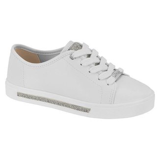Tênis Infantil Molekinha Casual Strass Fashion Menina