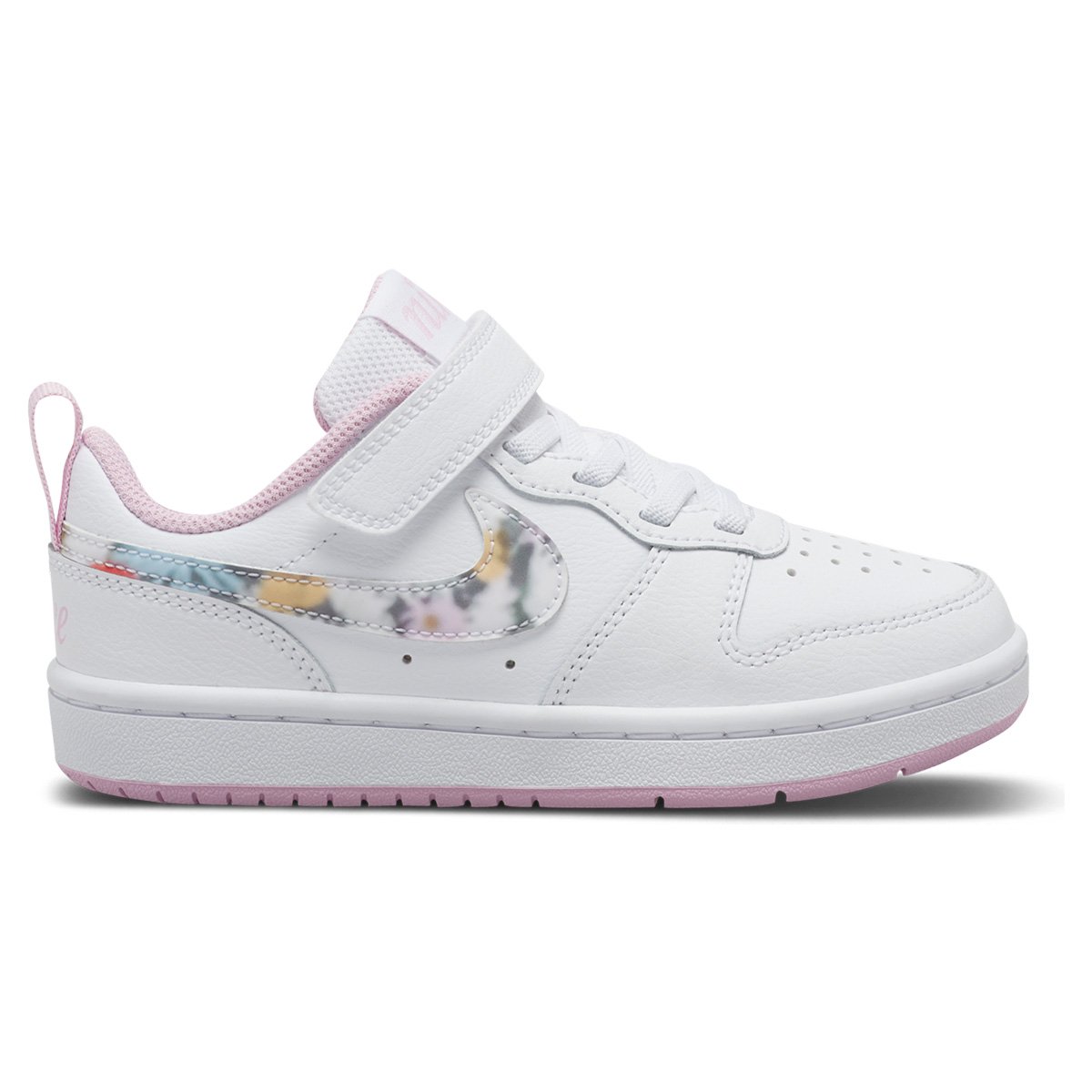 tênis nike infantil court borough low floral feminino