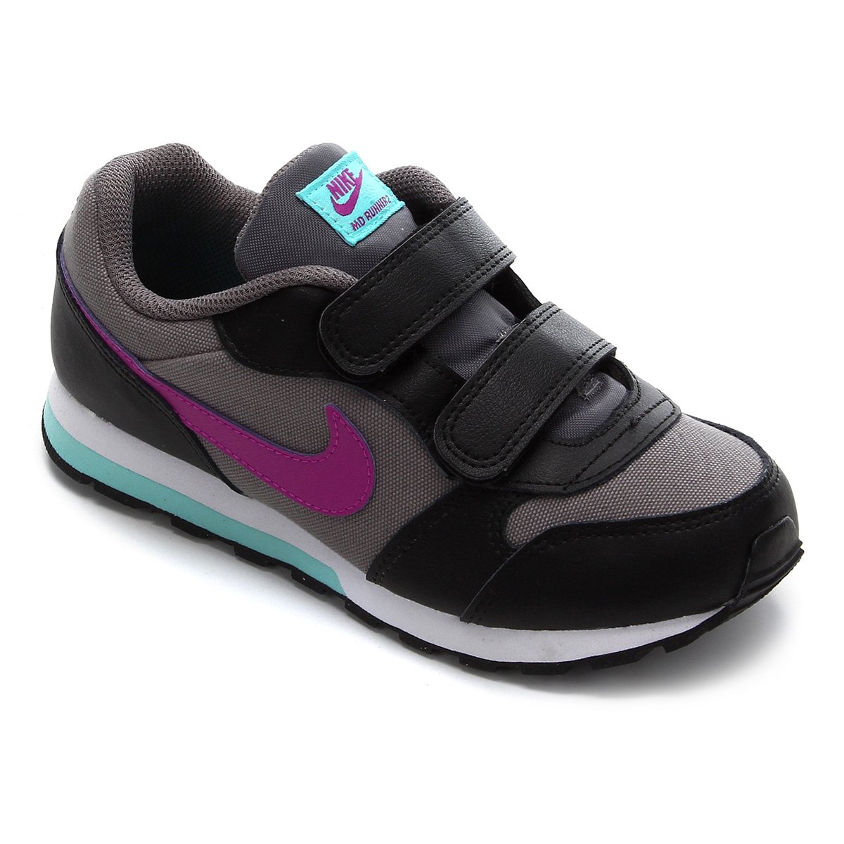 tenis escolar infantil preto com velcro
