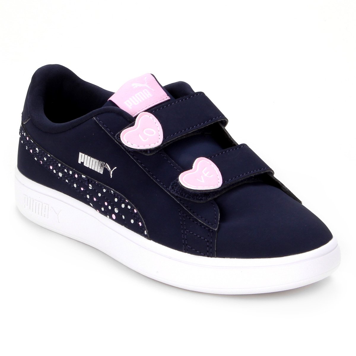 Puma Smash V2 Sapato Feminino Puma Tênis Infantil Puma Smash V2