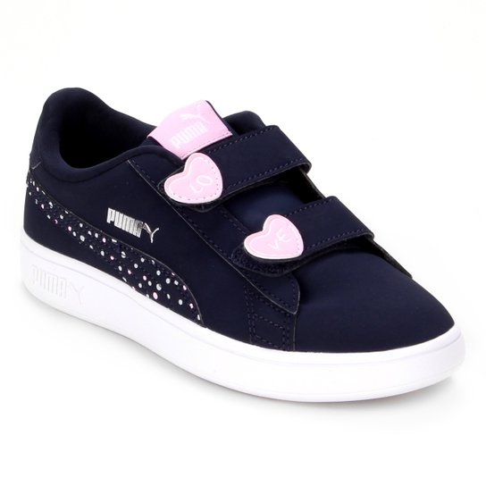 Tênis Infantil Puma Smash v2 Cndy V OS Feminino
