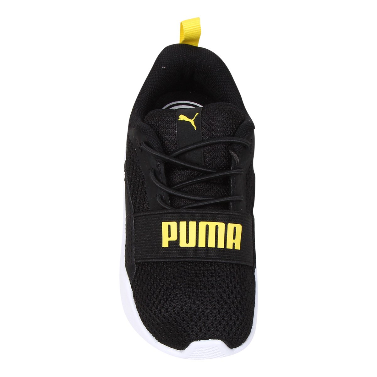 Tênis Infantil Puma Wired AC - Preto+Amarelo | Allianz Parque Shop