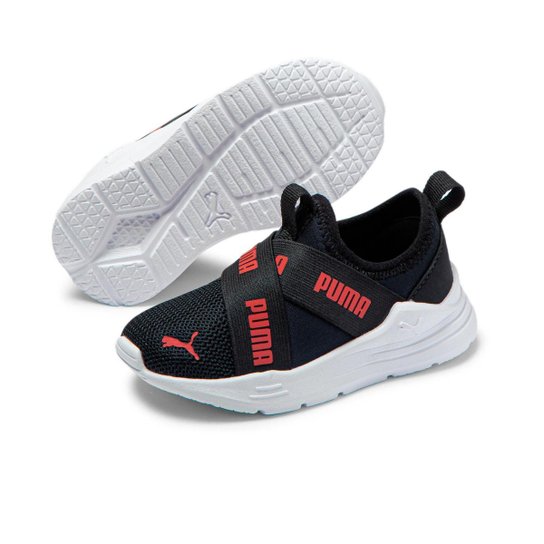 Tênis Infantil Puma Wired Run Slip-on