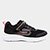 Tênis Infantil Skechers Menina - Preto+Rosa