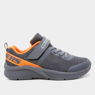 Tênis Infantil Skechers Microspec Go Plane Menino