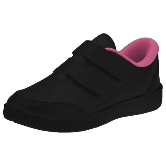 Tênis Infantil Unissex Usefull College Preto Pink Kidy 087-1043-0306