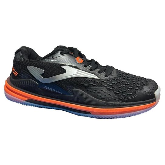 Tênis Joma Ace Clay Preto e Laranja Masculino