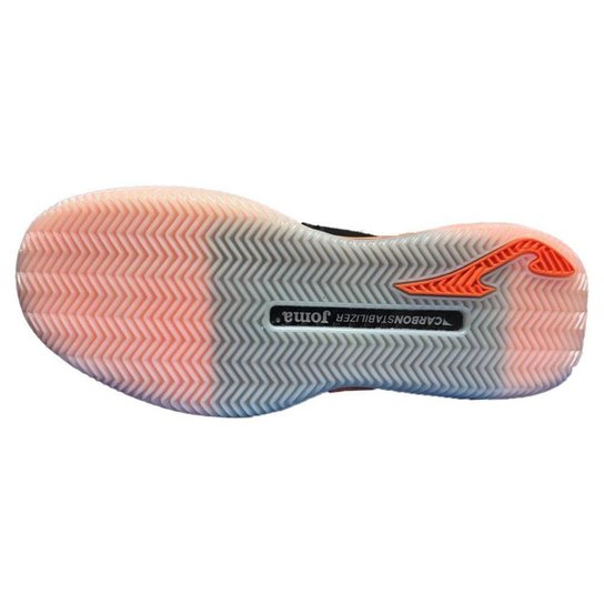 Tênis Joma Ace Clay Preto e Laranja Masculino