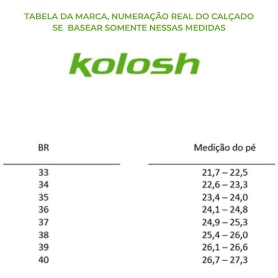 Tênis Kolosh Sapatilha Casual Feminino