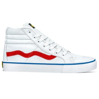 Tênis Mad Rats Sintético Unissex Hi Top PU | Vermelho Cor:;Tamanho:34