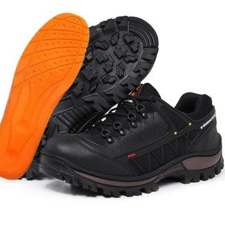 Tênis Masculino Adventure Trekking Caminhada Esporte Trabalho Confortável Costuras Reforçadas