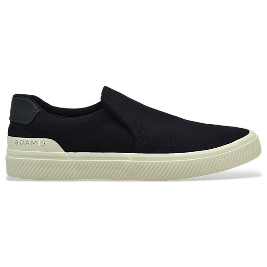 Tênis Masculino Aramis Slip On Daily Canvas Off-White