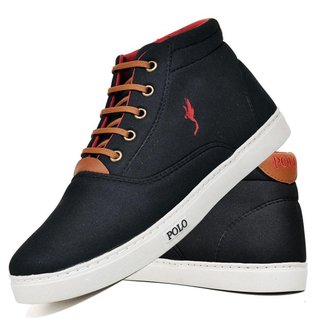 Tênis Masculino Cano Alto Casual Confortavel