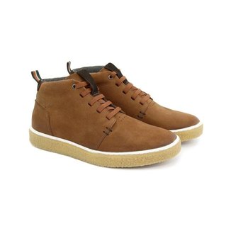 Tênis Masculino Casual Couro Cano Alto Moscow