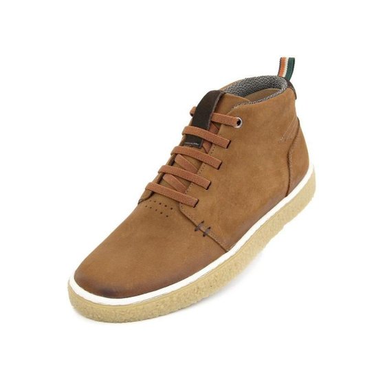 Tênis Masculino Casual Couro Cano Alto Moscow