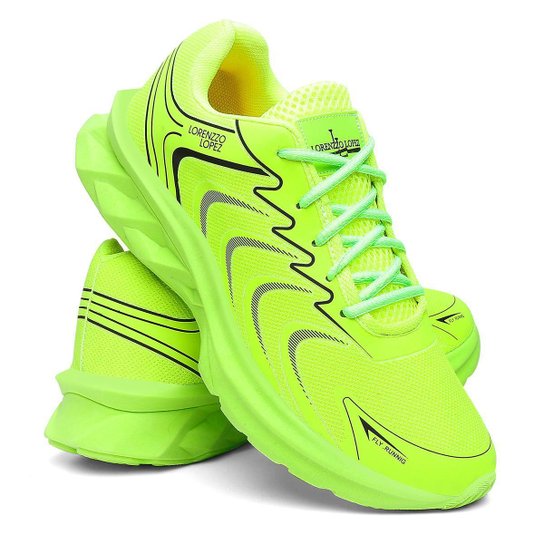 Tênis Masculino Esportivo Moderno Leve Conforto Gmm Shoes + Relógio