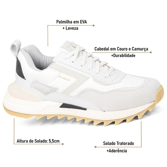Tênis Masculino Reserva RSV Spriz 80 Clássico Sneaker Conforto 752250004 754710011