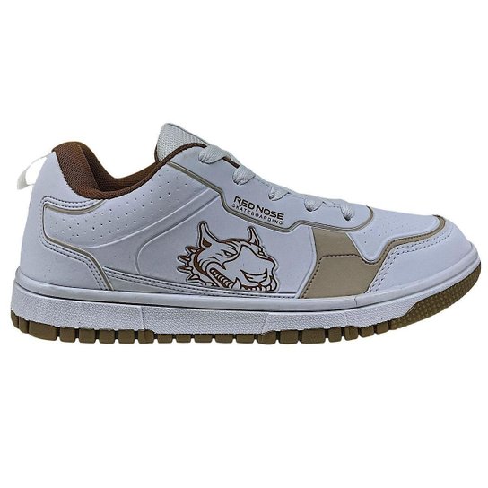 Tênis Masculino Street Red Nose Skate Rnvm101 Bco