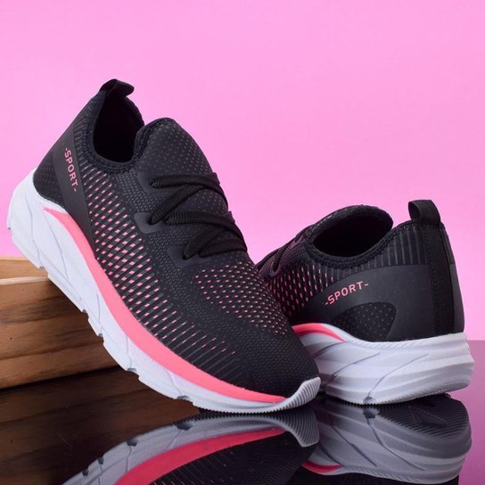 Tenis Meia Feminino Esportivo Treino Academia Light Sport + Meia