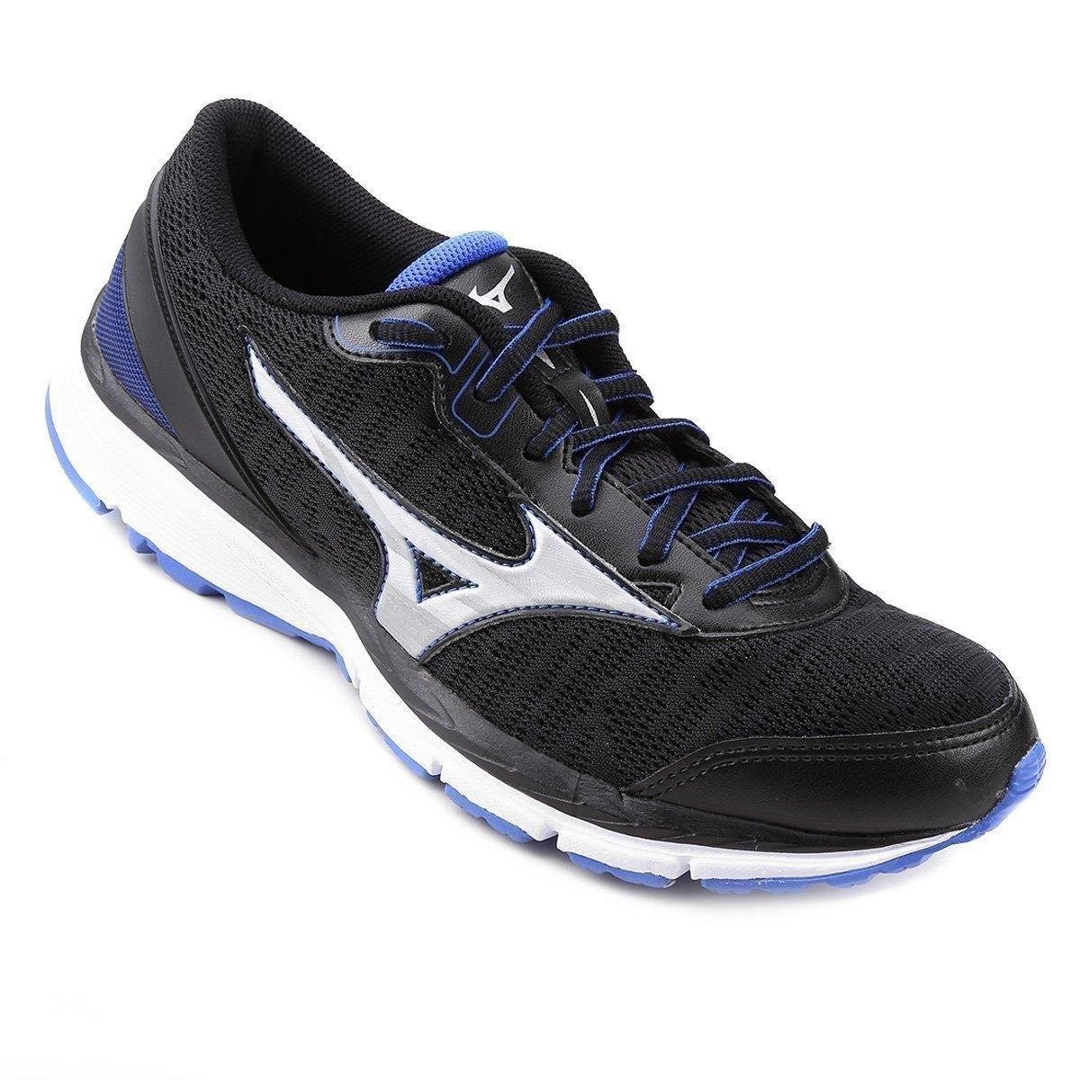 mizuno preto com laranja
