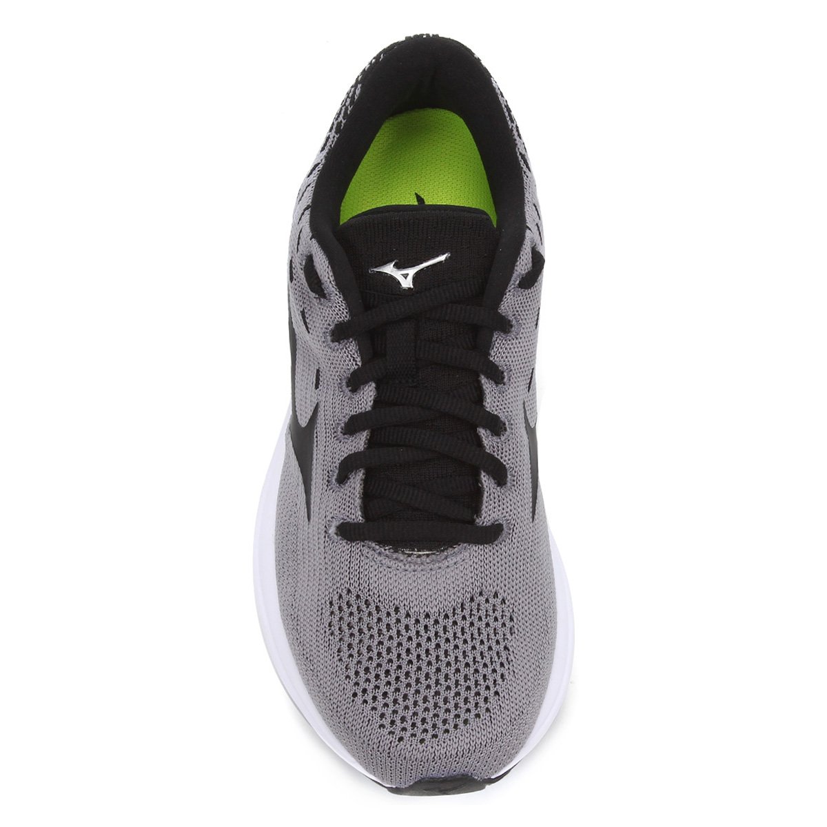 mizuno cinza e preto