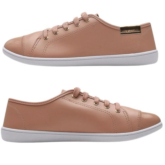 Tênis Moleca Casual Feminino Textura Lisa 5605.412