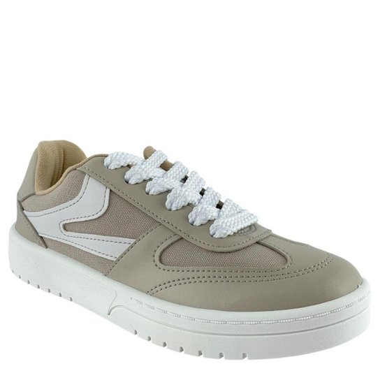 Tênis Moleca Feminino Cadarço Casual Conforto 5791113