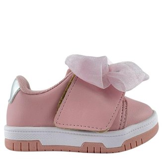 Tênis Molekinha Baby Velcro Menina