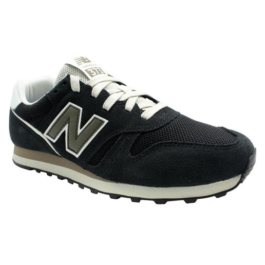 Tênis New Balance 373v2 Preto/Verde Musgo Masculino