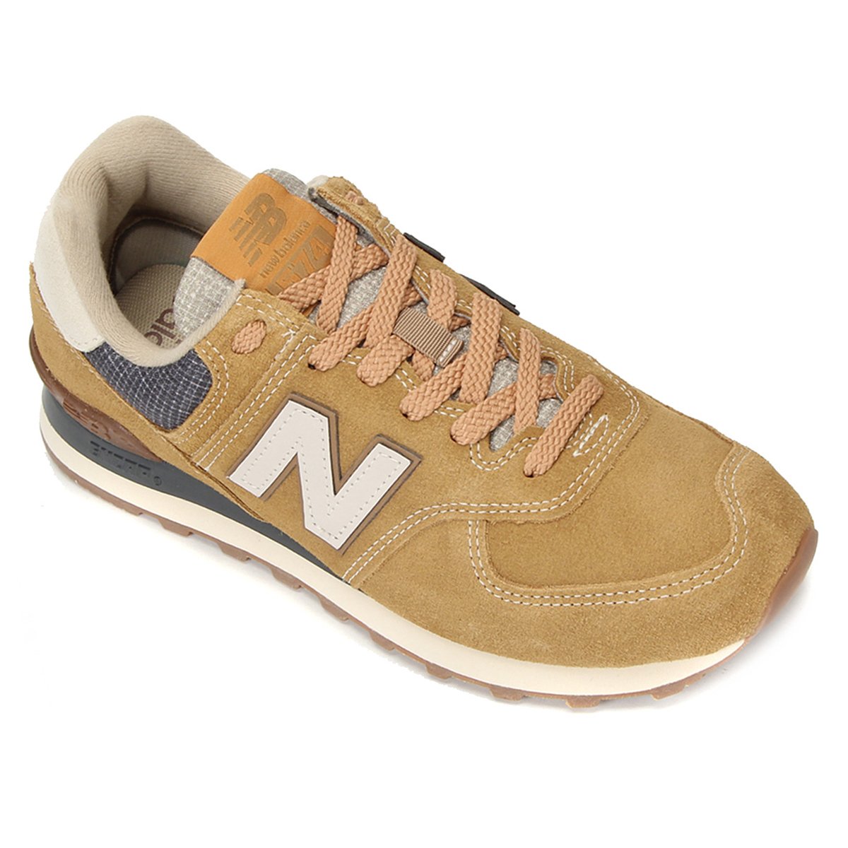 tênis new balance 574 bege