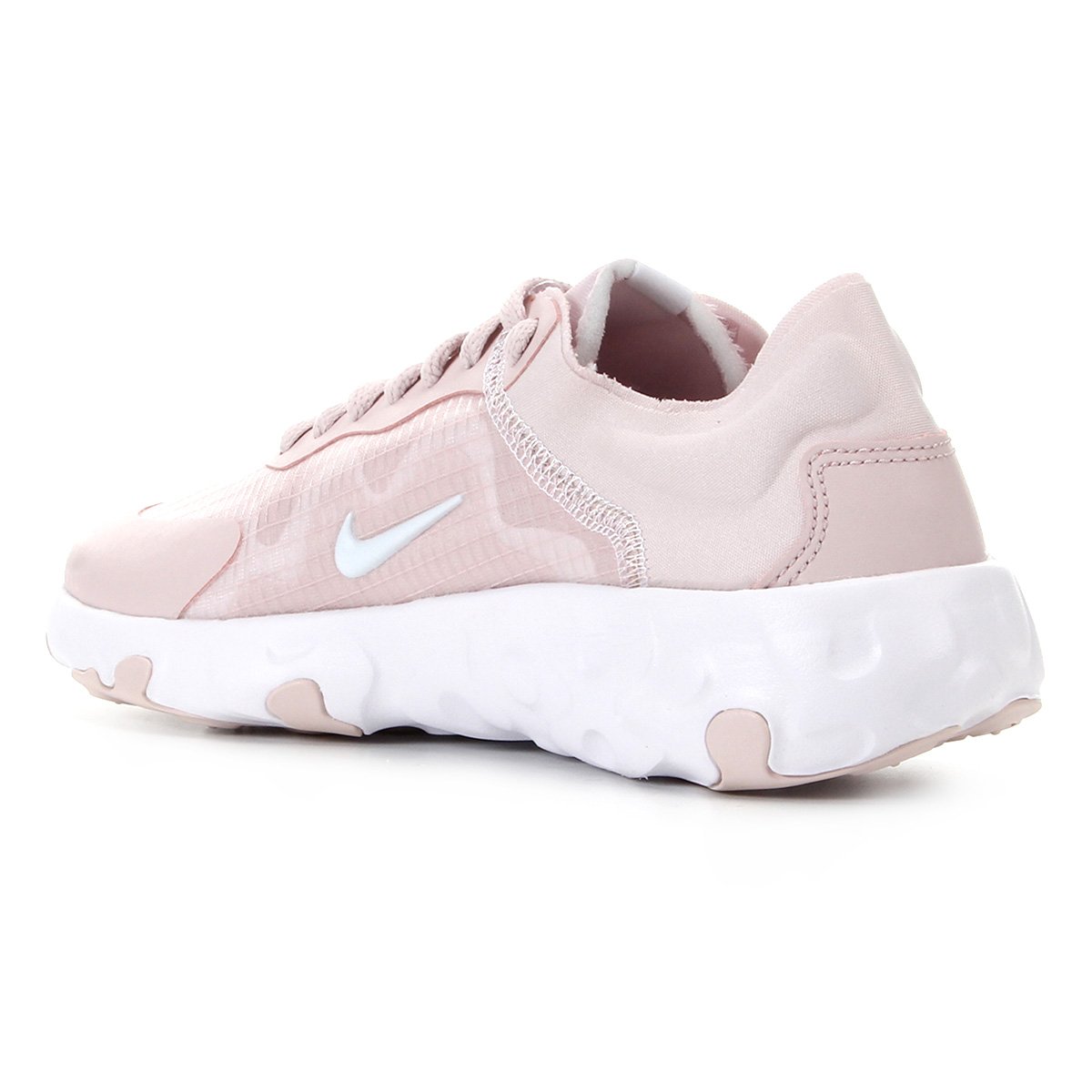 nike rosa com branco