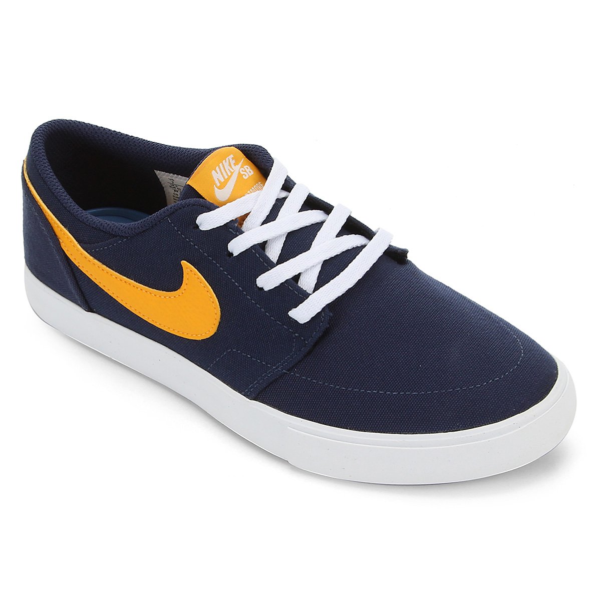 Tenis Nike Sb Portmore Solar Masculino Marinho E Branco Allianz Parque Shop