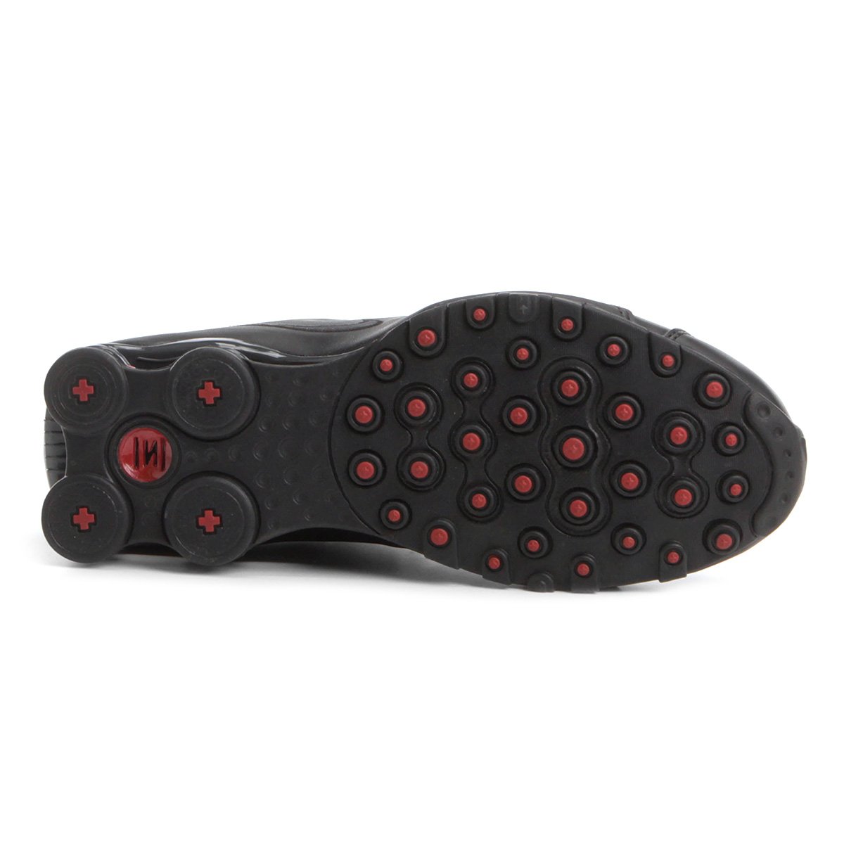 nike shox nz se preto e vermelho