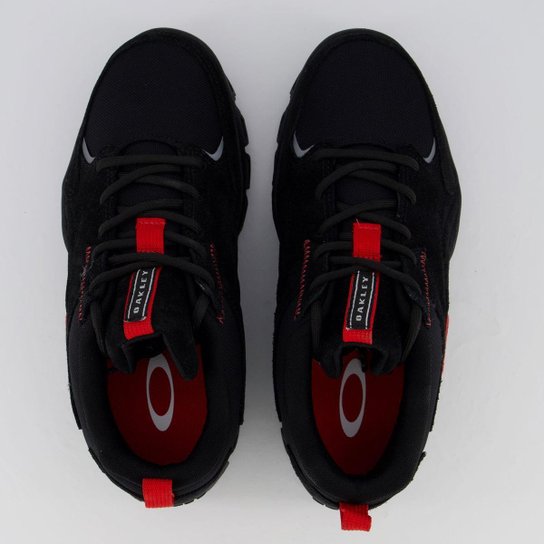 Tênis Oakley Attack Preto e Vermelho