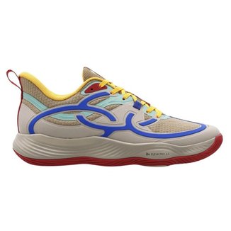 Tênis Olympikus Qu4dra Br1 Vôlei Dourado e Multi - Masculino 46