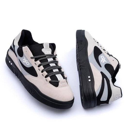 Tenis Ous Fluente GTX Cinza Prt Reflex Essencial