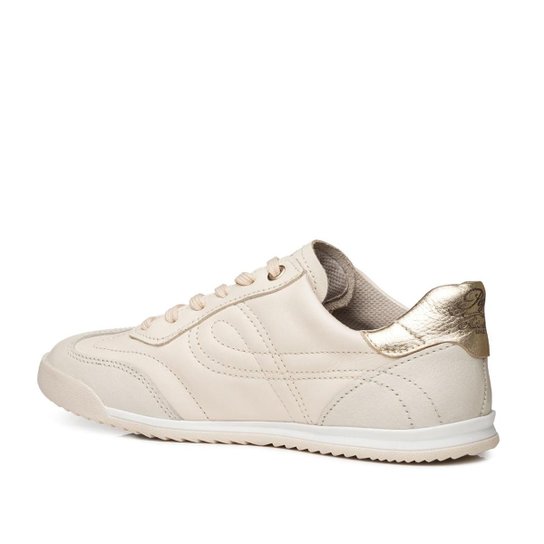 Tenis Pegada Feminino em Couro Milk 212804-02