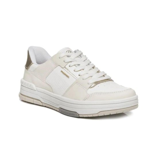 Tênis Pegada London Feminino Couro Branco 212602