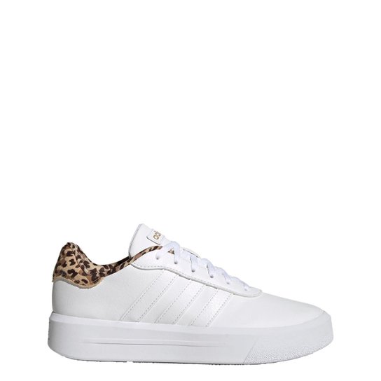 Tênis Plataforma Court-Branco Adidas