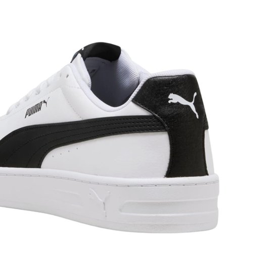 Tênis Puma Court Classic Clean Masculino e Preto
