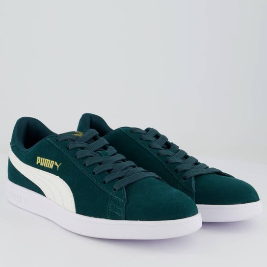 Tênis Puma Smash V2 Verde Escuro