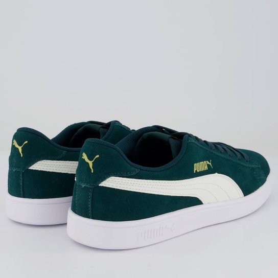Tênis Puma Smash V2 Verde Escuro