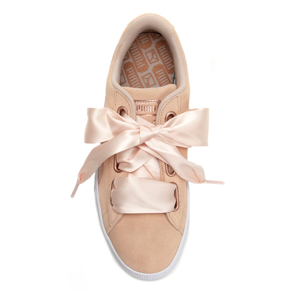 puma suede heart rosa