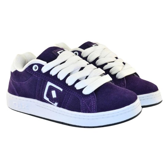 Tênis Qix Combat Suede Roxo Branco
